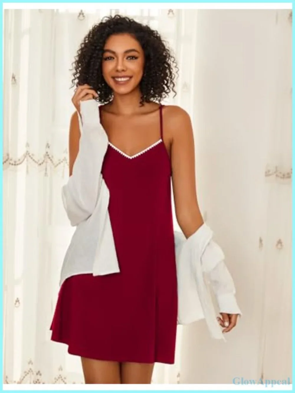 Women's Sleeveless Nightgown Soft Cotton Sleep Dress Lounge
